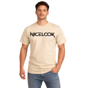 Premium Print  Biscuit Color T-Shirt | 100% Cotton, 180 GSM